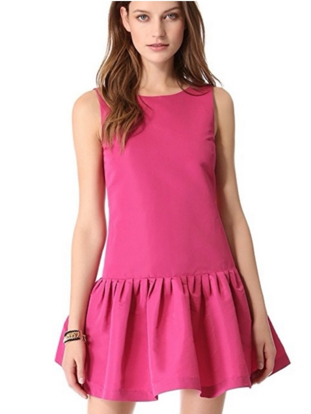 RED Valentino Vibrant Fuchsia Sleeveless Dress Valentino spa